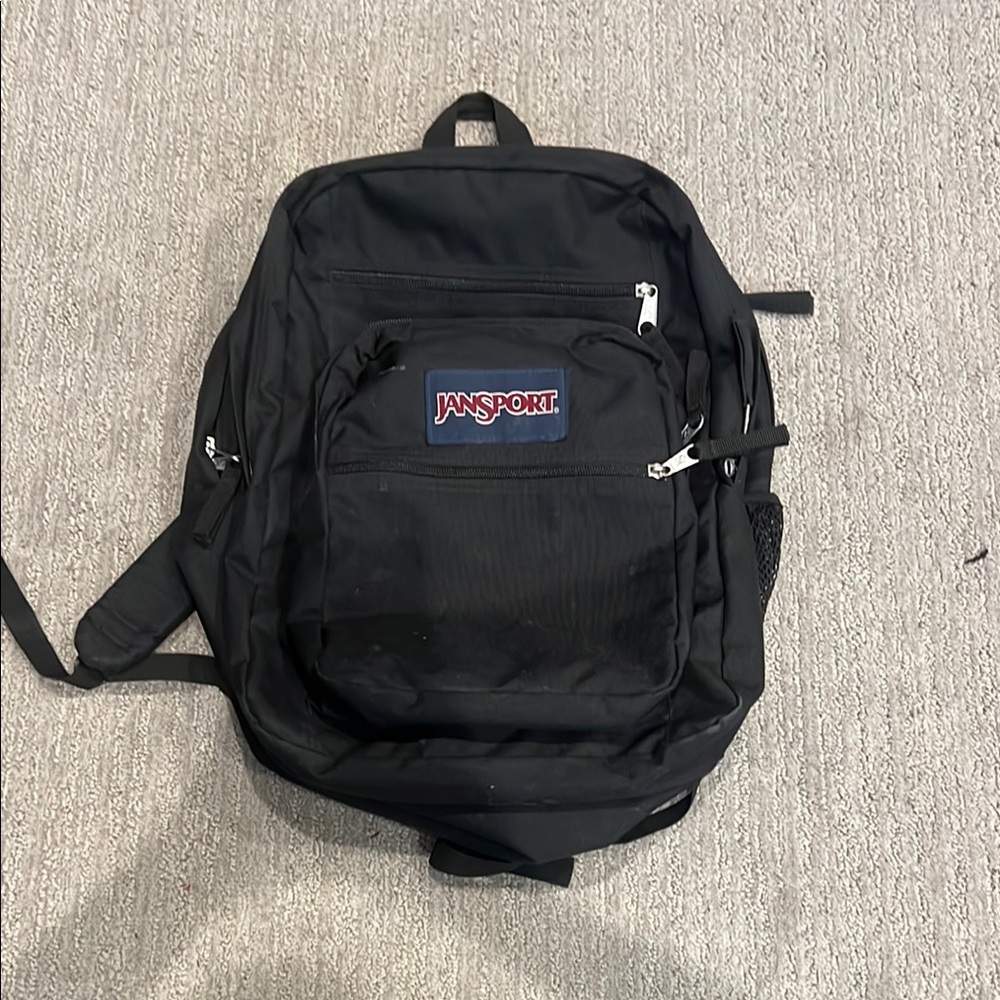 JanSport Black Backpack for Men
